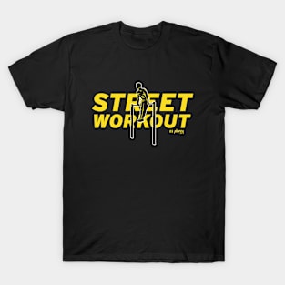 STREET WORKOUT Muscle Up Siluet T-Shirt